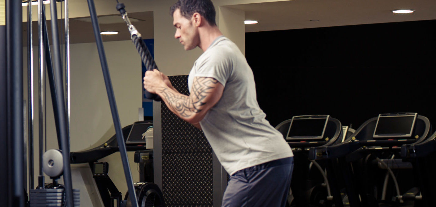 V Bar Pushdown - Triceps Exercise Guide with Photos